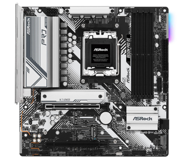 ASROCK Płyta główna B650M PRO RS AM5 4DDR5 HDMI/DP mATX - 1281777 - zdjęcie 2